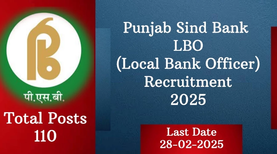 Punjab and Sind Bank LBO recruitment 2025